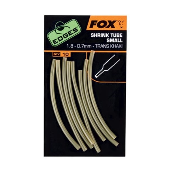 FOX - Smršťovací hadička Edges Shrink Tube Trans Khaki 10 ks vel. S 1,8–0,7 mm