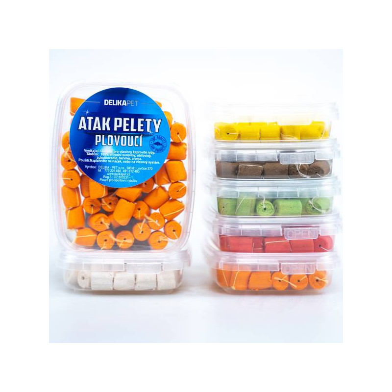 DELIKAPET - ATAK Pelety Plovoucí 10mm / 30g  MED